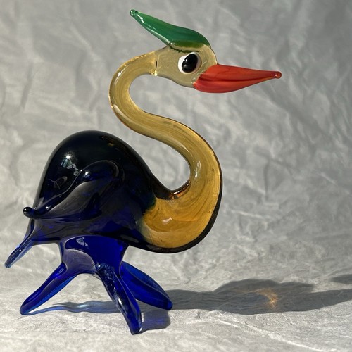Vintage murano colourful glass - colourful,