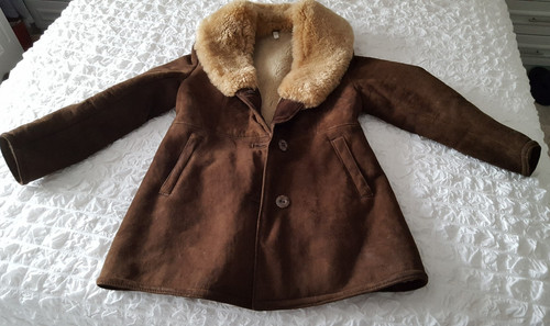 Vintage real sheepskin - real,