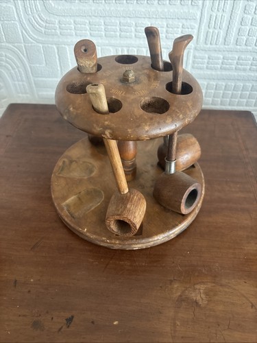 Vintage wooden tobacco pipe - tobacco,
