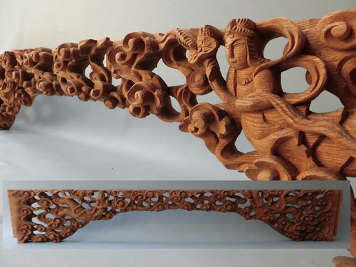 Japanese w126cm carved - w126cm, 49.6"carved