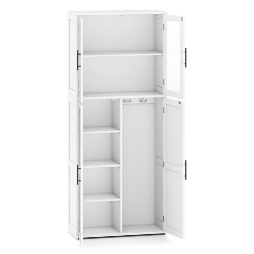 Closet storage cabinet wooden - cabinet,