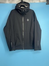 Black Diamond Stormline Stretch Rain Jacket BD Dry Men’s Size: M