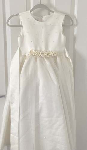 Girls ivory occasion dress age - dress,