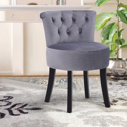 Grey velvet dressing table - dressing,