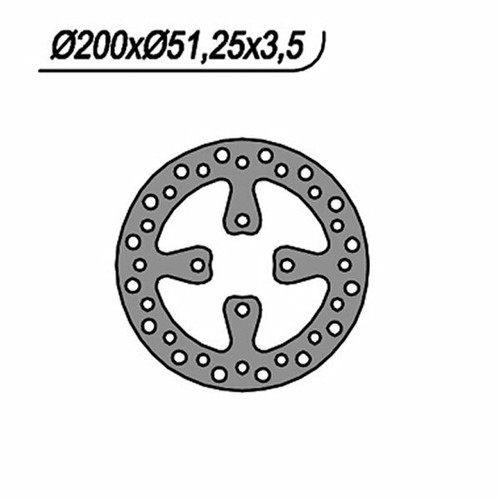 Rear brake disc 1059 - disc,