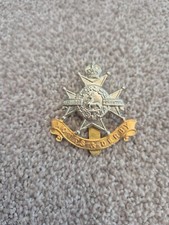 CLASSIC SHERWOOD FORESTERS REGIMENT BRITISH ARMY MILITARY CAP WW2 PIN BADGE UK