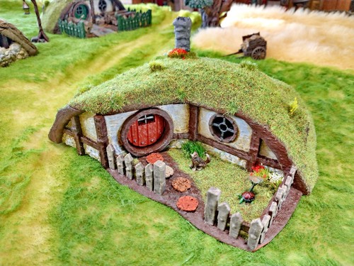Painted hobbit squire house - hobbit, squire's