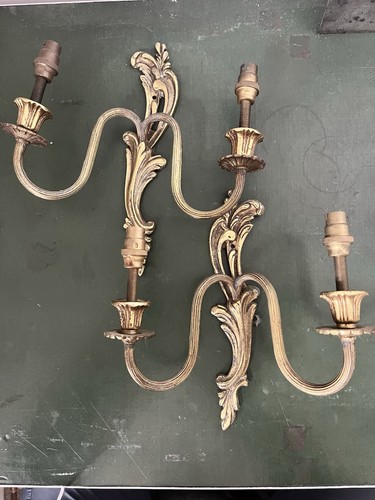 Pair french louis - pair, xv