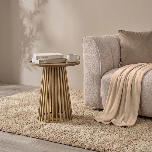 Ohs ivy side table - ivy, slatted