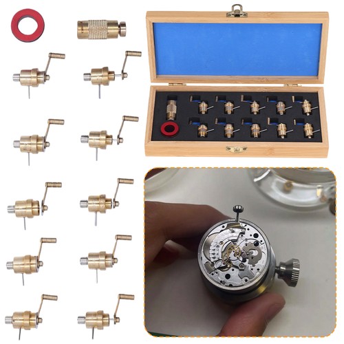 Mainspring winder set brass - winder,