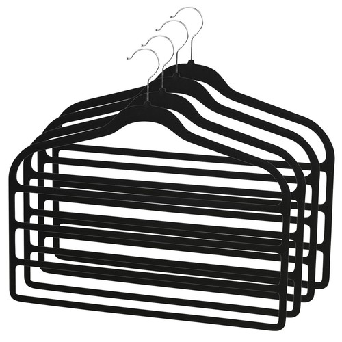 Bar velvet trouser hangers - bar,