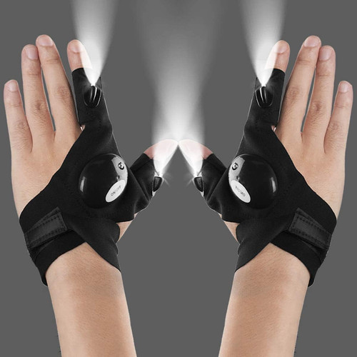 Led flashlight gloves - 2,