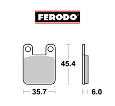 FRP405P REAR brake pads for