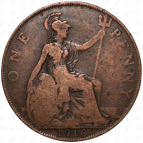 1916 great britain george 1 - great,
