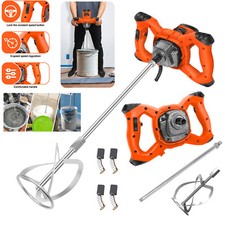 Electric Cement Paddle Mixer 3800W Portable Concrete Mortar Mixing Machine M14