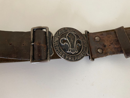 Boy scout leather belts - 2,