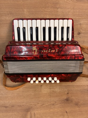 Vintage mini accordion made - vintage,