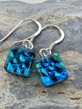 Sterling Silver Dichroic Glass