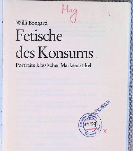 Fetische des konsums - fetische,
