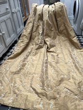Designer Gold Damask Curtains