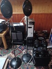 kef egg 5.1 peaker system with kef cube subwoofer