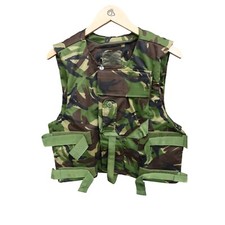 British Army Flak Vest Body Armour Cover Woodland DPM 190/108 Airsoft Cosplay