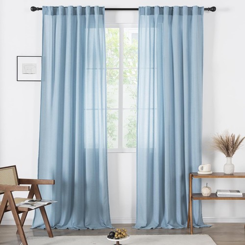 Maiher dusty blue curtains - dusty,