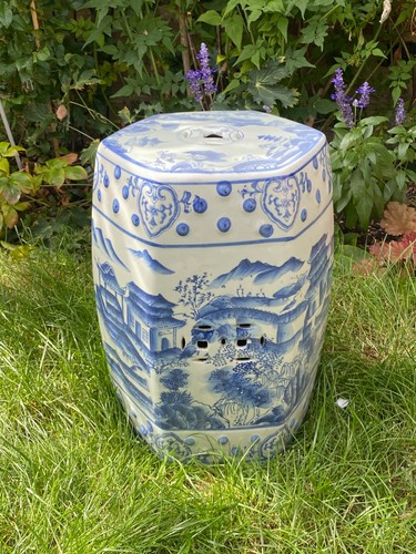 Vintage chinese blue white - &,