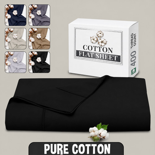 100 egyptian cotton flat - 100%,