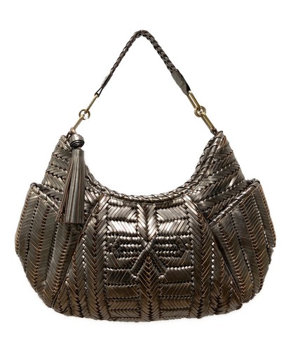 Anya hindmarch woven metallic - woven,