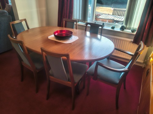 Plan dining table and - g, 6