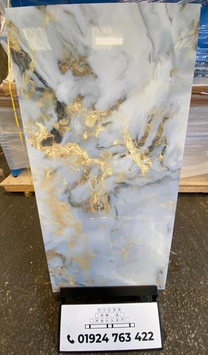 Blue grey gold polished - blue,