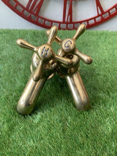 Pair vintage brass - pair,