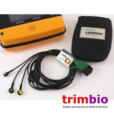 Physio Control  Lifepak 1000 ECG leads 3204273-007 with Carry bag