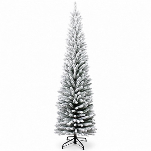 Snow covered slim christmas - snow,