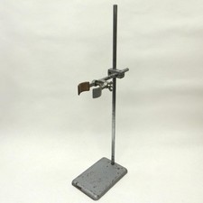 Vintage Laboratory Stand Chemist Retort Stand + Bosshead & Clamp