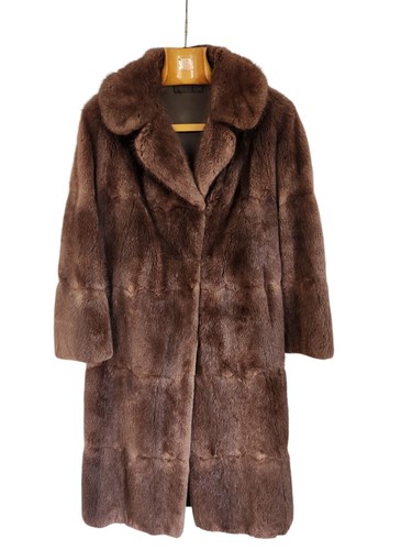 Vintage real mink fur coat - vintage,