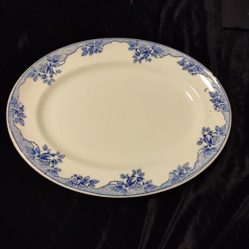 Antique blue white - &,