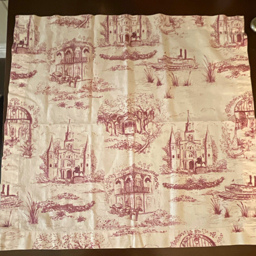 Toile fabric piece - toile,