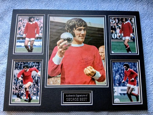 George best signed manchester - signed,