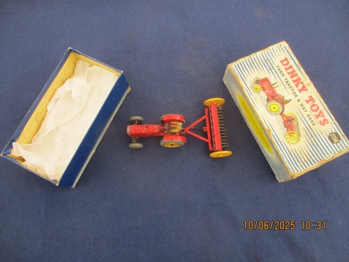 Dinky 27ak farm tractor hay - tractor, &