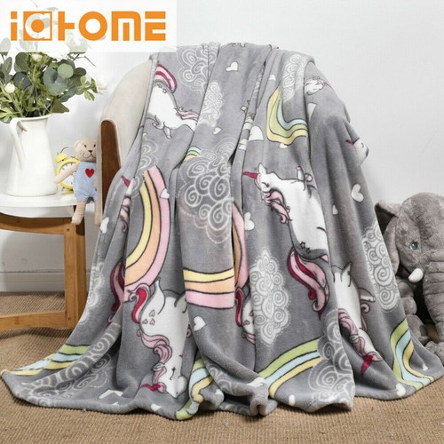 Unicorn fleece blanket - blanket, sofa