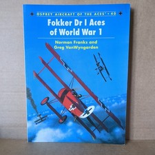 Osprey Aircraft Of The Aces 40 Fokker Dr 1 Aces of World War 1