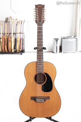 1968 gibson in natural - lg-12,