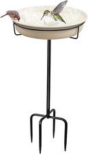 28In Freestanding Birdbaths Bowl Outdoor, Free Standing Garden Bird Bath Bird