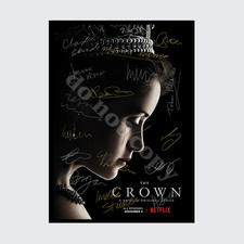 THE CROWN TV SHOW CAST SIGNED