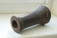 ~~~ RAR Antique Important Round Mortar Cannon Cast Iron 19th C. ~~~