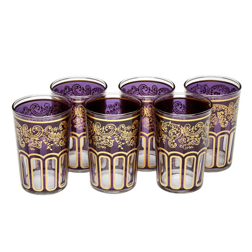 Moroccan tea glasses - moroccan,