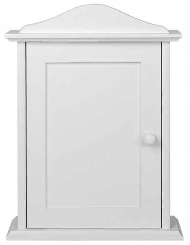 White wooden key - white,