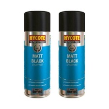 Matt Black Spray Paint Hycote